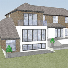 Bicknell Interiors - 3D visual image, start of slideshow